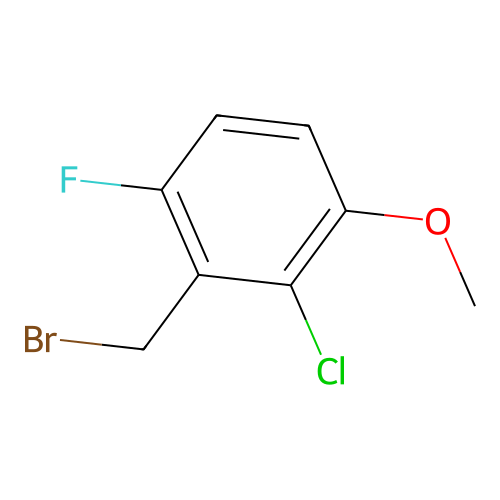 2-Chloro-6-fluoro-3-methoxybenzyl bromide structure