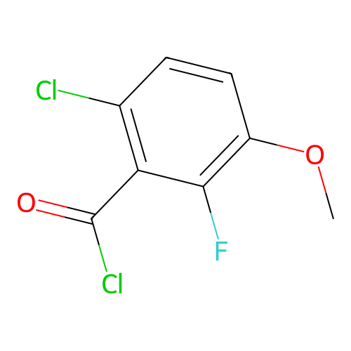 6-Chloro-2-fluoro-3-methoxybenzoyl chloride structure