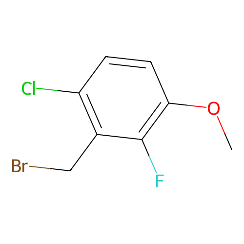 6-Chloro-2-fluoro-3-methoxybenzyl bromide structure