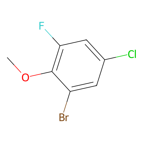 2-Bromo-4-chloro-6-fluoroanisole structure