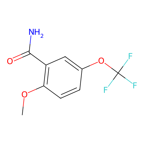 2-Methoxy-5-(trifluoromethoxy)benzamide structure