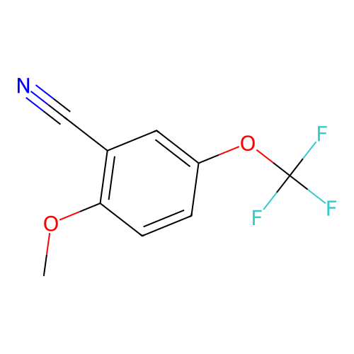 2-Methoxy-5-(trifluoromethoxy)benzonitrile structure