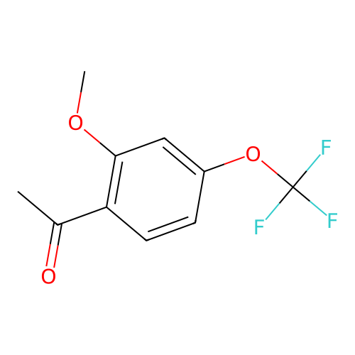 2'-Methoxy-4'-(trifluoromethoxy)acetophenone structure