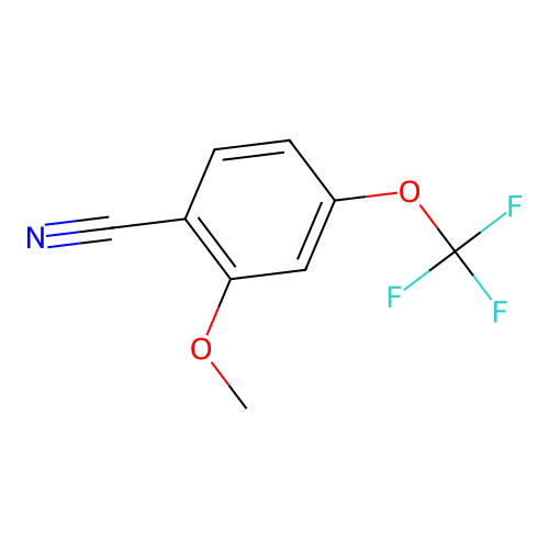 2-Methoxy-4-(trifluoromethoxy)benzonitrile structure