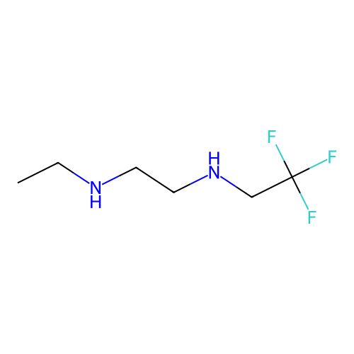 N-Ethyl-N'-2,2,2-trifluoroethyl ethylenediamine structure