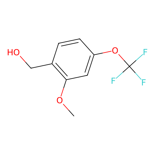 2-Methoxy-4-(trifluoromethoxy)benzyl alcohol structure