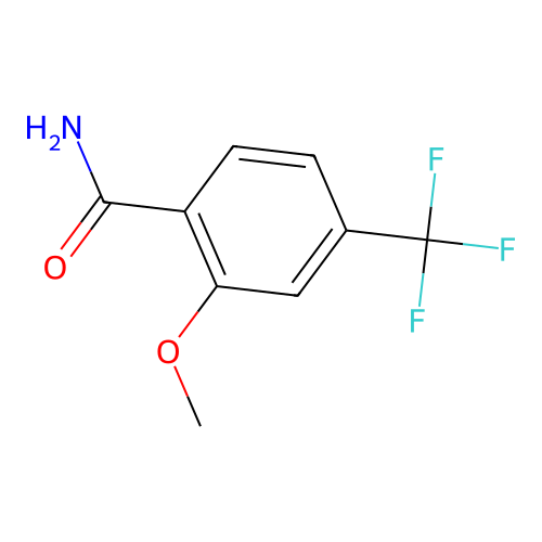 2-Methoxy-4-(trifluoromethyl)benzamide structure