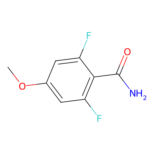 2,6-Difluoro-4-methoxybenzamide structure