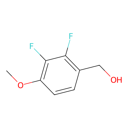 (2,3-Difluoro-4-methoxyphenyl)methanol structure