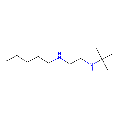 N'-tert-butyl-N-pentylethane-1,2-diamine structure