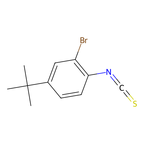 2-Bromo-4-tert-butylphenyl isothiocyanate structure