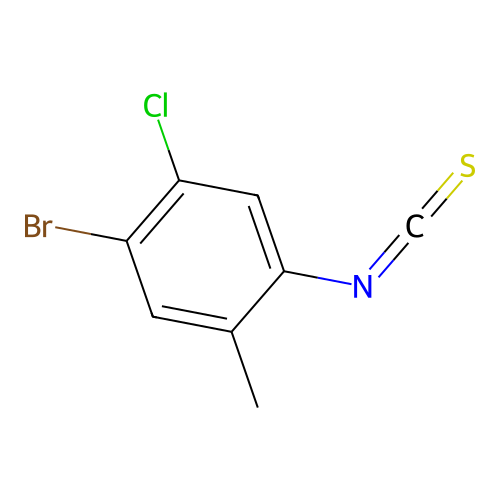 4-Bromo-5-chloro-2-methylphenylisothiocyanate structure