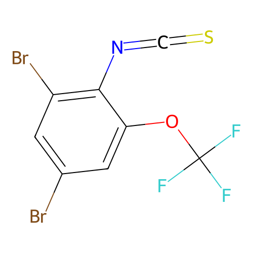 2,4-Dibromo-6-trifluoromethoxyphenylisothiocyanate structure