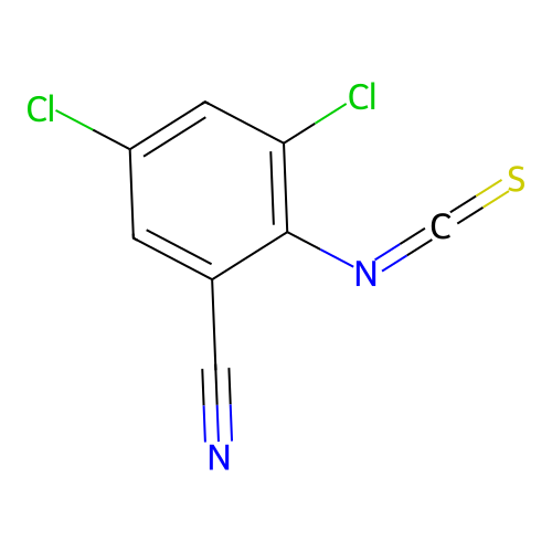 3,5-Dichloro-2-isothiocyanatobenzonitrile structure