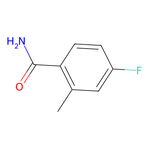 4-Fluoro-2-methylbenzamide structure