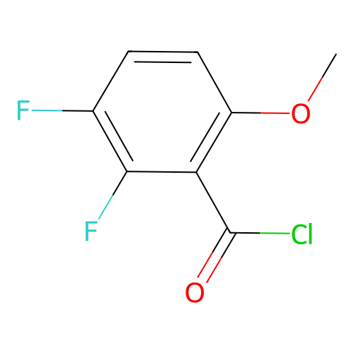 2,3-Difluoro-6-methoxybenzoyl chloride structure