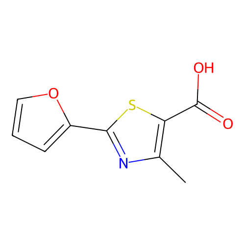 2-(2-furyl)-4-methyl-1,3-thiazole-5-carboxylic Acid structure