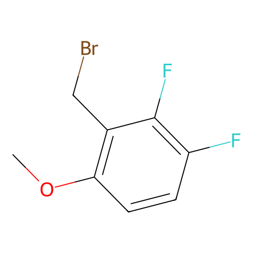 2,3-Difluoro-6-methoxybenzyl bromide structure