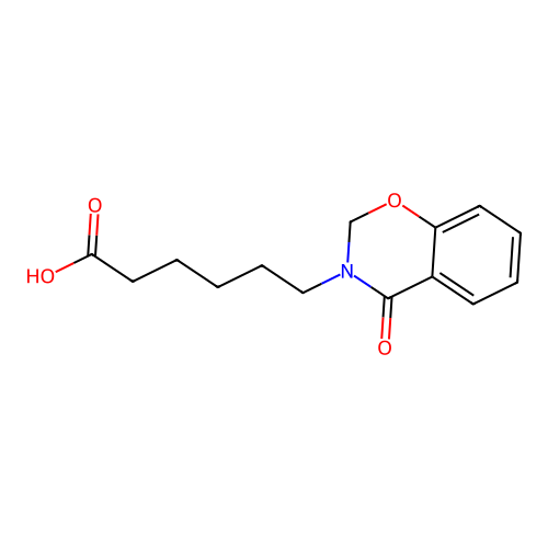 6-(4-Oxo-2H-benzo[e][1,3]oxazin-3(4H)-yl)hexanoic acid structure