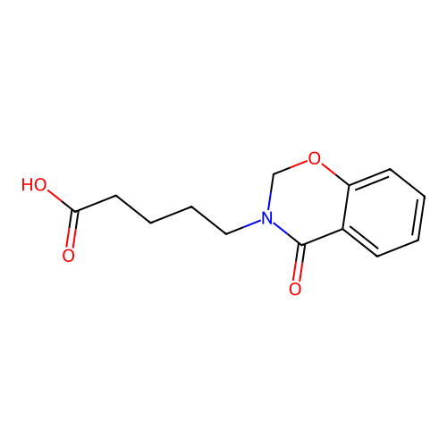 5-(4-Oxo-2H-benzo[e][1,3]oxazin-3(4H)-yl)pentanoic acid structure