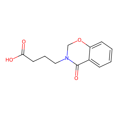 4-(4-Oxo-2H-benzo[e][1,3]oxazin-3(4H)-yl)butanoic acid structure