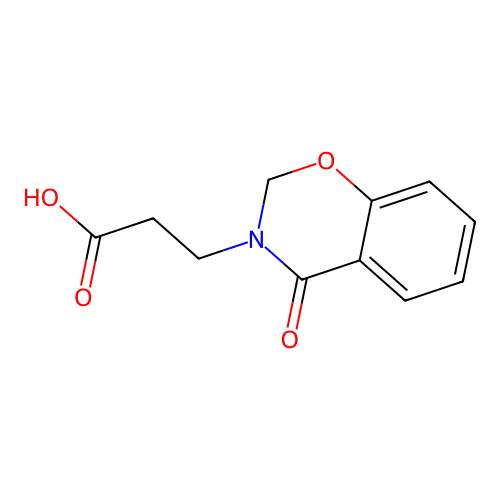 3-(4-Oxo-2H-benzo[e][1,3]oxazin-3(4H)-yl)propanoic acid structure