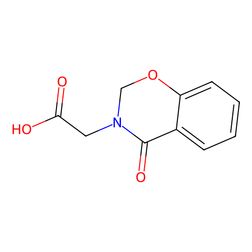 2-(4-Oxo-2H-benzo[e][1,3]oxazin-3(4H)-yl)acetic acid structure