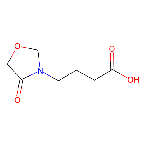 4-(4-oxo-1,3-oxazolidin-3-yl)butanoic Acid structure