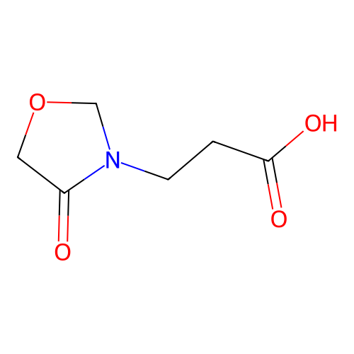 3-(4-oxo-1,3-oxazolidin-3-yl)propanoic Acid structure