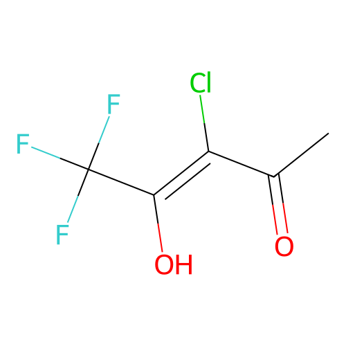 3-Chloro-5,5,5-trifluoro-4-hydroxypent-3-en-2-one structure