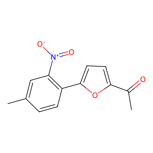 1-(5-(4-Methyl-2-nitrophenyl)furan-2-yl)ethanone structure