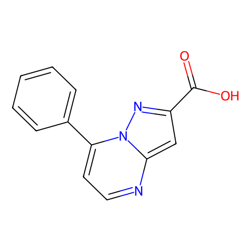 7-Phenylpyrazolo[1,5-a]pyrimidine-2-carboxylic acid structure