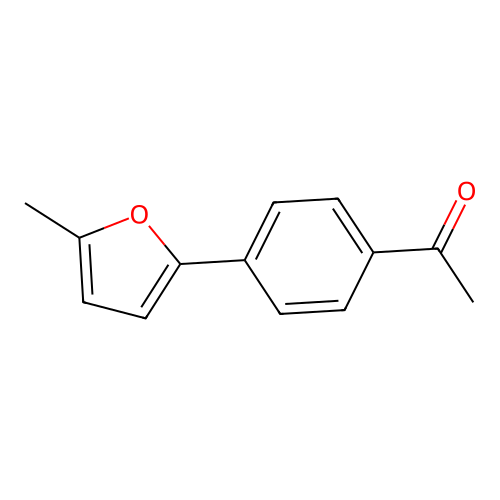 1-[4-(5-Methyl-2-furyl)phenyl]ethanone structure