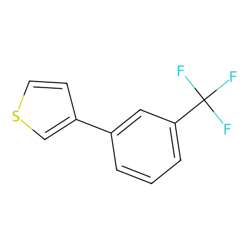 3-(3-Trifluoromethyl-phenyl)-thiophene structure
