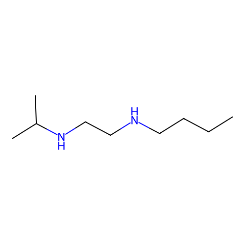 N-Butyl-N'-isopropyl ethylenediamine structure