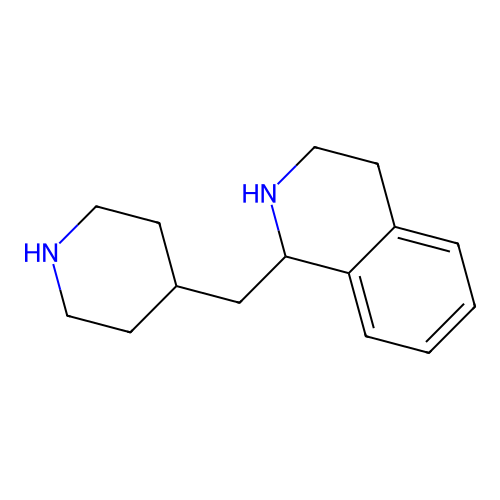 1-(Piperidin-4-ylmethyl)-1,2,3,4-tetrahydroisoquinoline structure