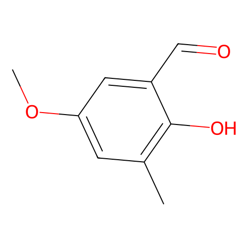 2-Hydroxy-5-methoxy-3-methylbenzaldehyde structure