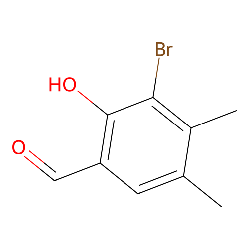 3-Bromo-2-hydroxy-4,5-dimethylbenzaldehyde structure
