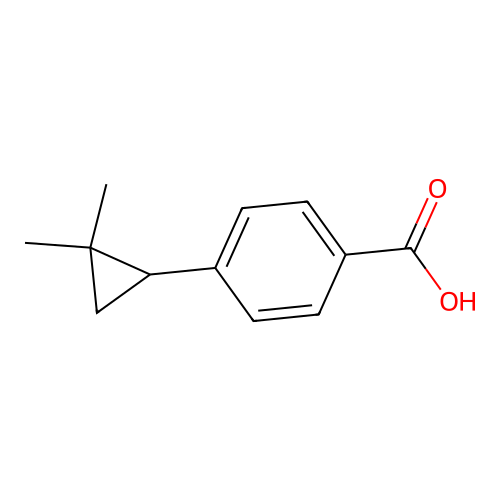4-(2,2-dimethylcyclopropyl)benzoic Acid structure