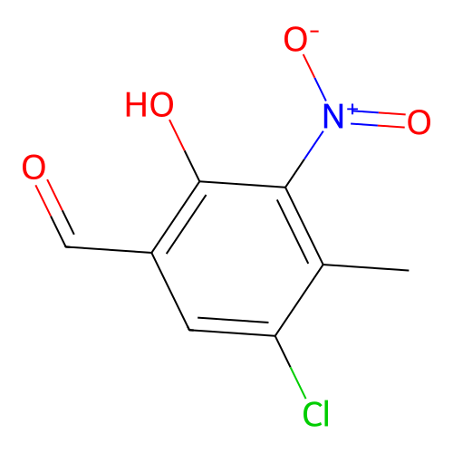 5-Chloro-2-hydroxy-4-methyl-3-nitrobenzaldehyde structure