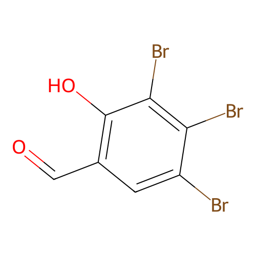 3,4,5-Tribromo-2-hydroxybenzaldehyde structure