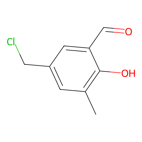 5-(Chloromethyl)-2-hydroxy-3-methylbenzaldehyde structure