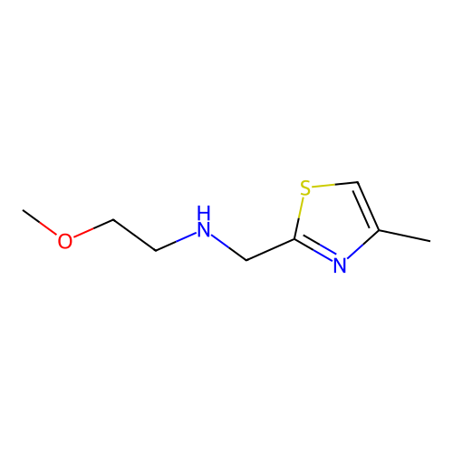 2-Methoxy-N-((4-methylthiazol-2-yl)methyl)ethanamine structure