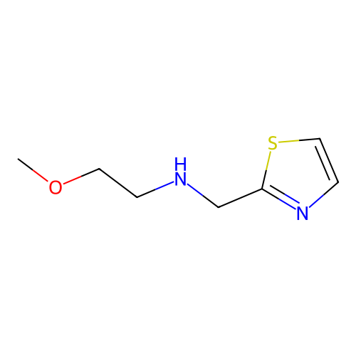 (2-Methoxy-ethyl)-thiazol-2-ylmethyl-amine structure