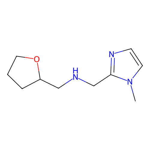 N-[(1-methylimidazol-2-yl)methyl]-1-(oxolan-2-yl)methanamine structure