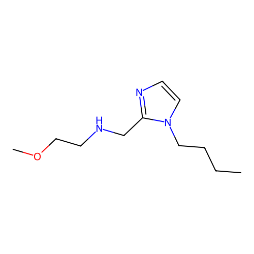 (1-Butyl-1H-imidazol-2-ylmethyl)-(2-methoxy-ethyl)-amine structure