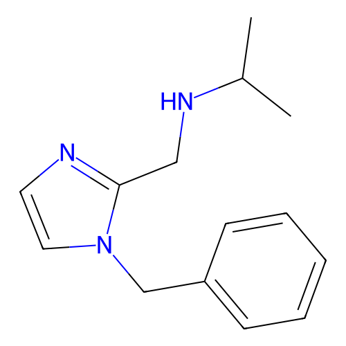 (1-Benzyl-1h-imidazol-2-ylmethyl)-isopropyl-amine structure