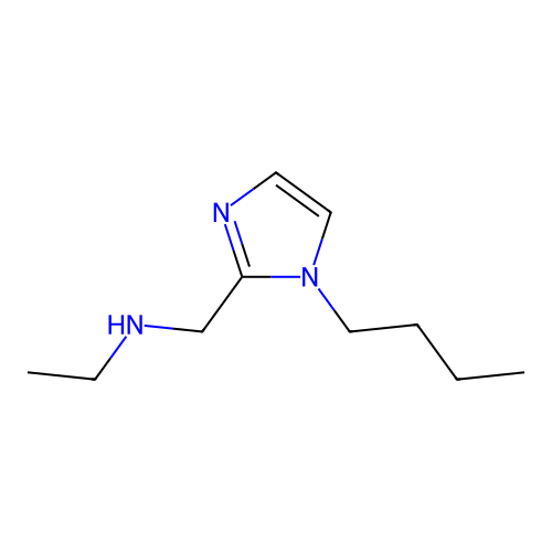 (1-Butyl-1H-imidazol-2-ylmethyl)-ethyl-amine structure