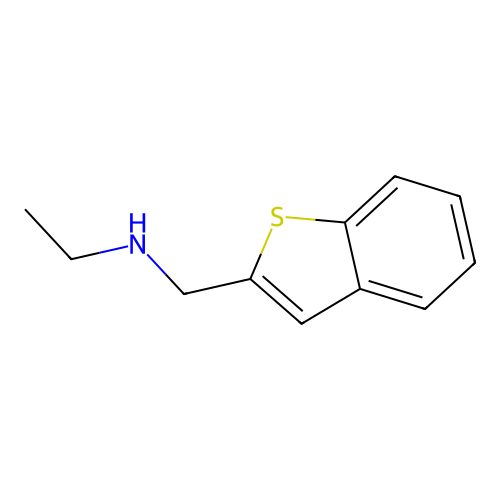 Benzo[b]thiophen-2-ylmethyl-ethyl-amine structure