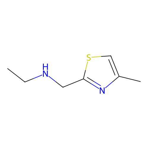 Ethyl-(4-methyl-thiazol-2-ylmethyl)-amine structure